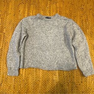 Brandy Melville Gray Classic Crew Neck Sweater